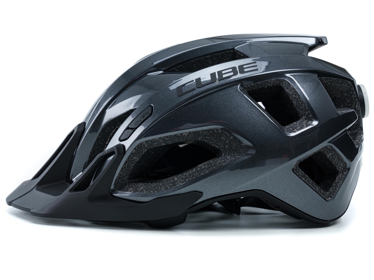 Cube Quest Helm glossy iridium black bei Fahrrad Hoblik, Fahrrad-Spezialist aus Brand-Erbisdorf seit 1988, online kaufen