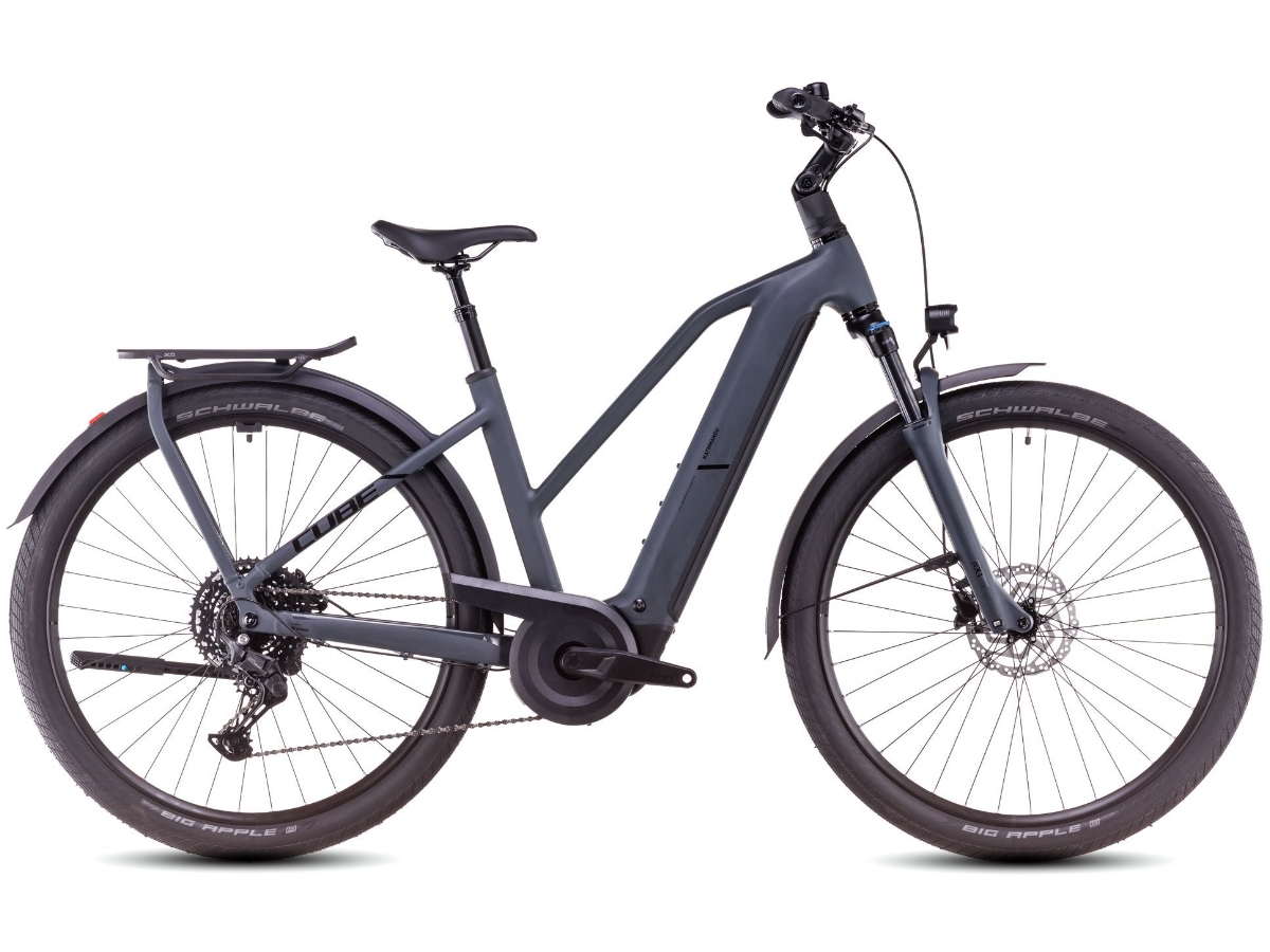 Cube Kathmandu Hybrid ONE 800 Trapez shadowgrey´n´black 2025 bei Fahrrad Hoblik, Fahrrad-Spezialist aus Brand-Erbisdorf seit 1988, online kaufen