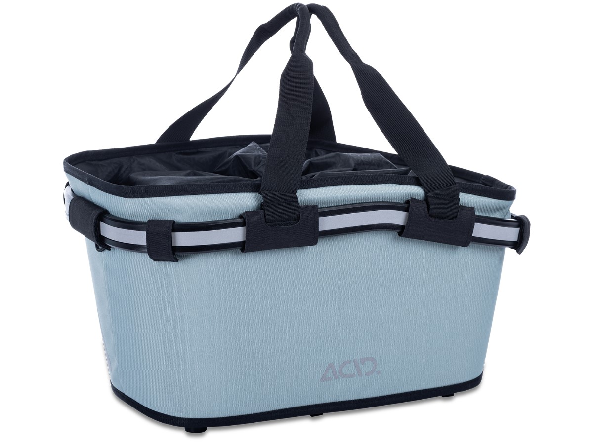 ACID Gepäckträgerkorb CITY 20 RILink Grey bei Fahrrad Hoblik, Fahrrad-Spezialist aus Brand-Erbisdorf seit 1988, online kaufen