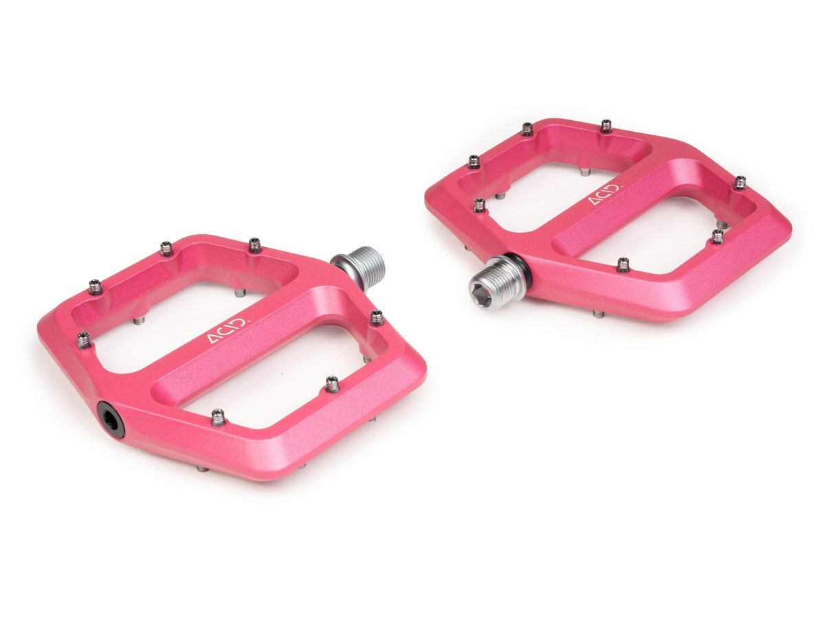 ACID Pedale FLAT A10 pink action