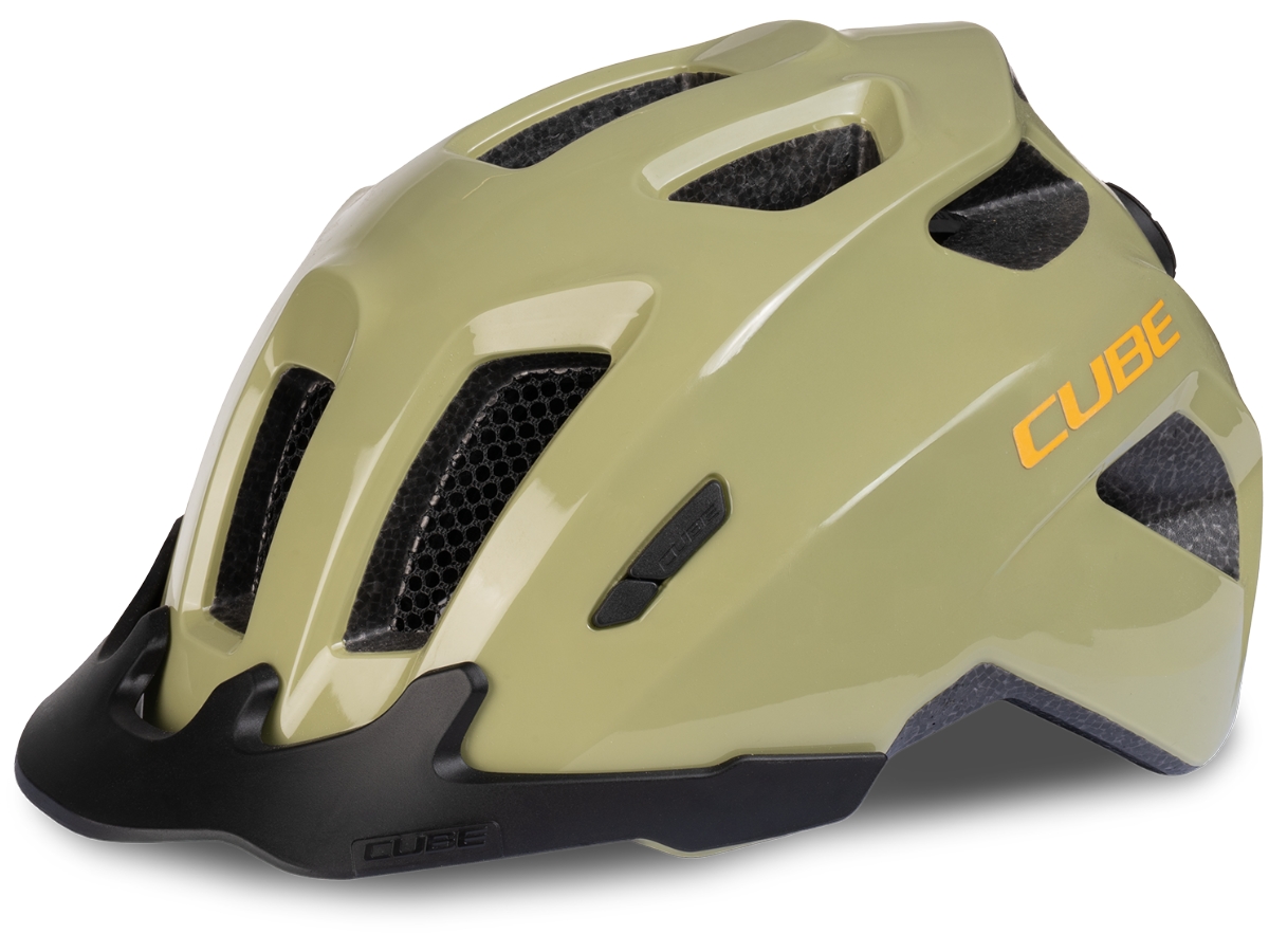 CUBE Helm FINK lightolive bei Fahrrad Hoblik, Fahrrad-Spezialist aus Brand-Erbisdorf seit 1988, online kaufen