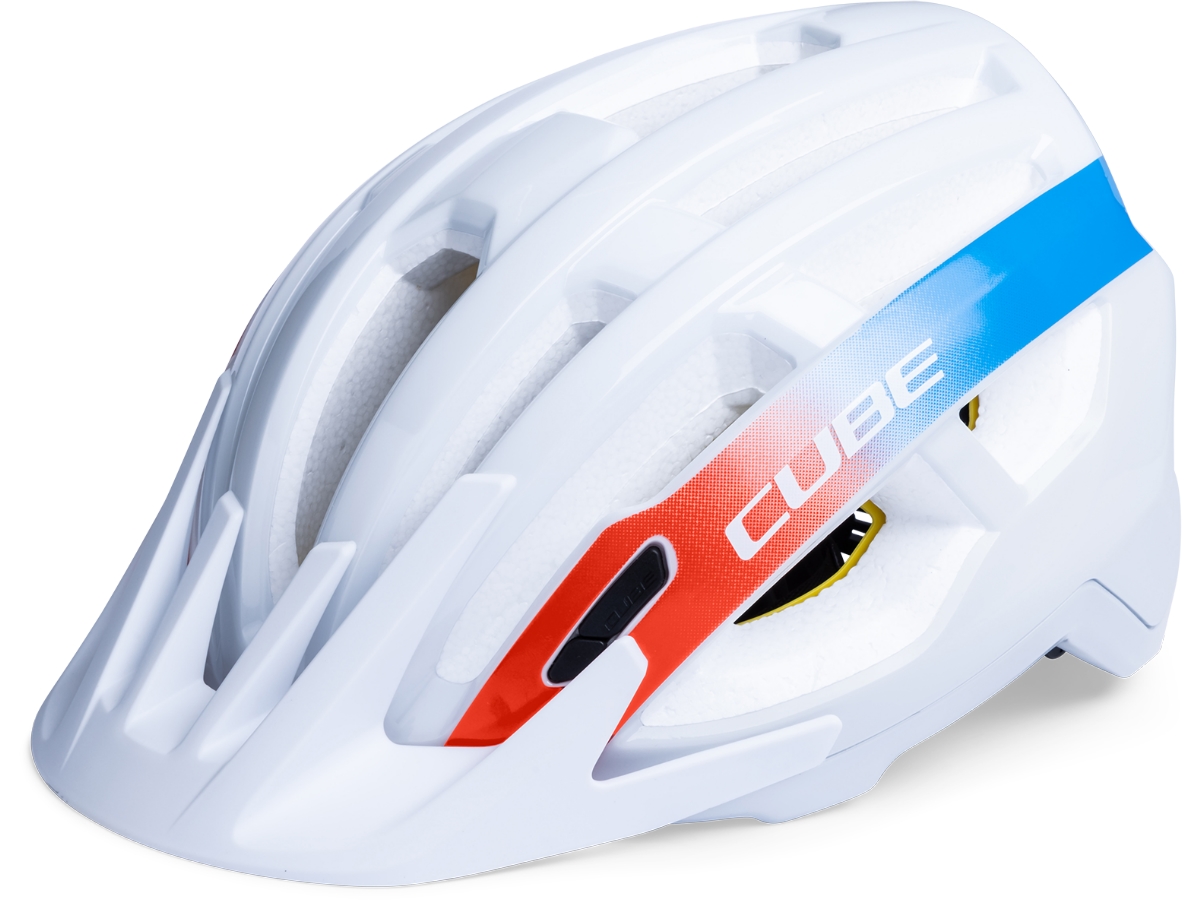 CUBE Helm OFFPATH Teamline white bei Fahrrad Hoblik, Fahrrad-Spezialist aus Brand-Erbisdorf seit 1988, online kaufen