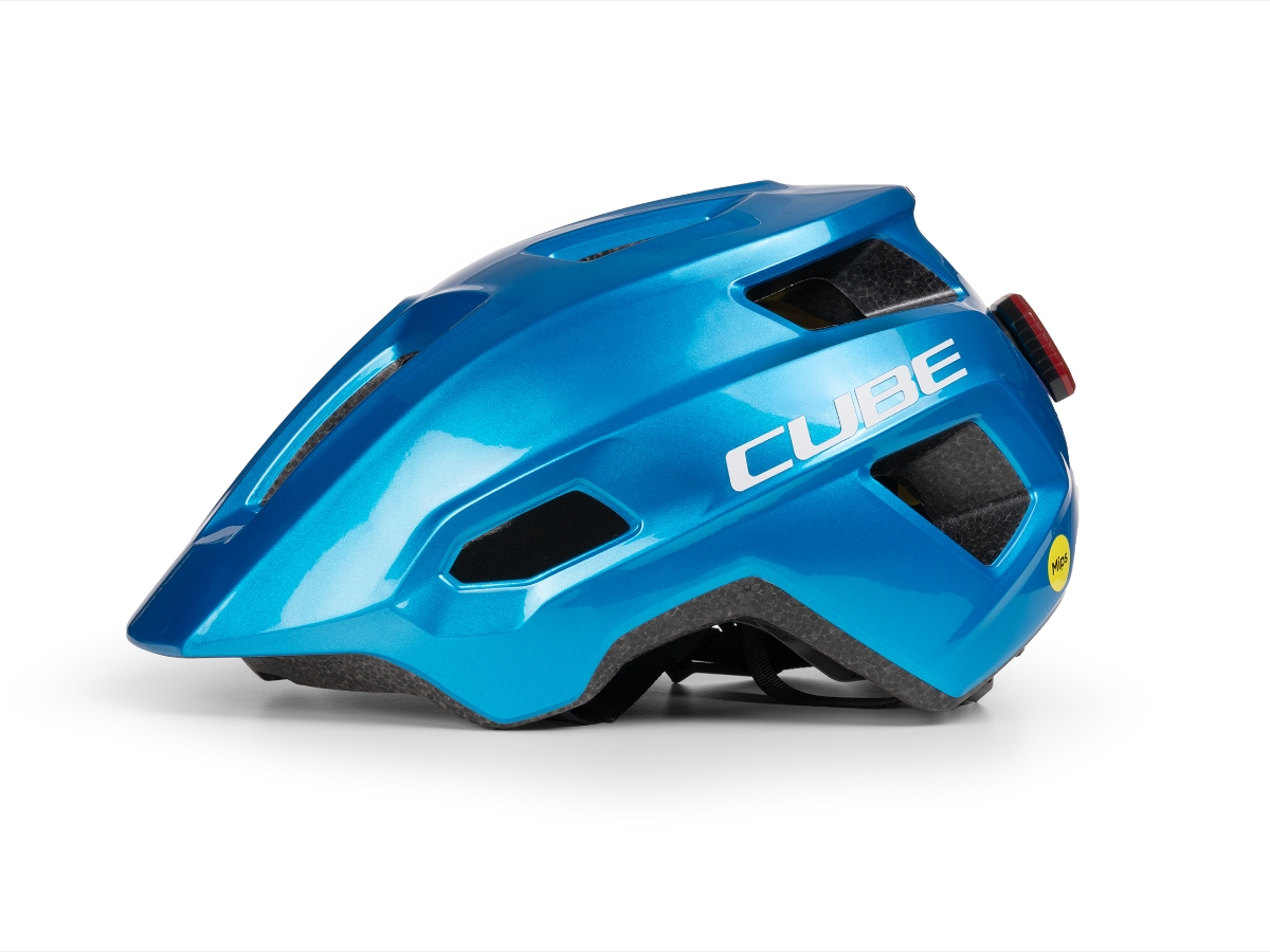 CUBE Helm LINOK X Actionteam topas blue