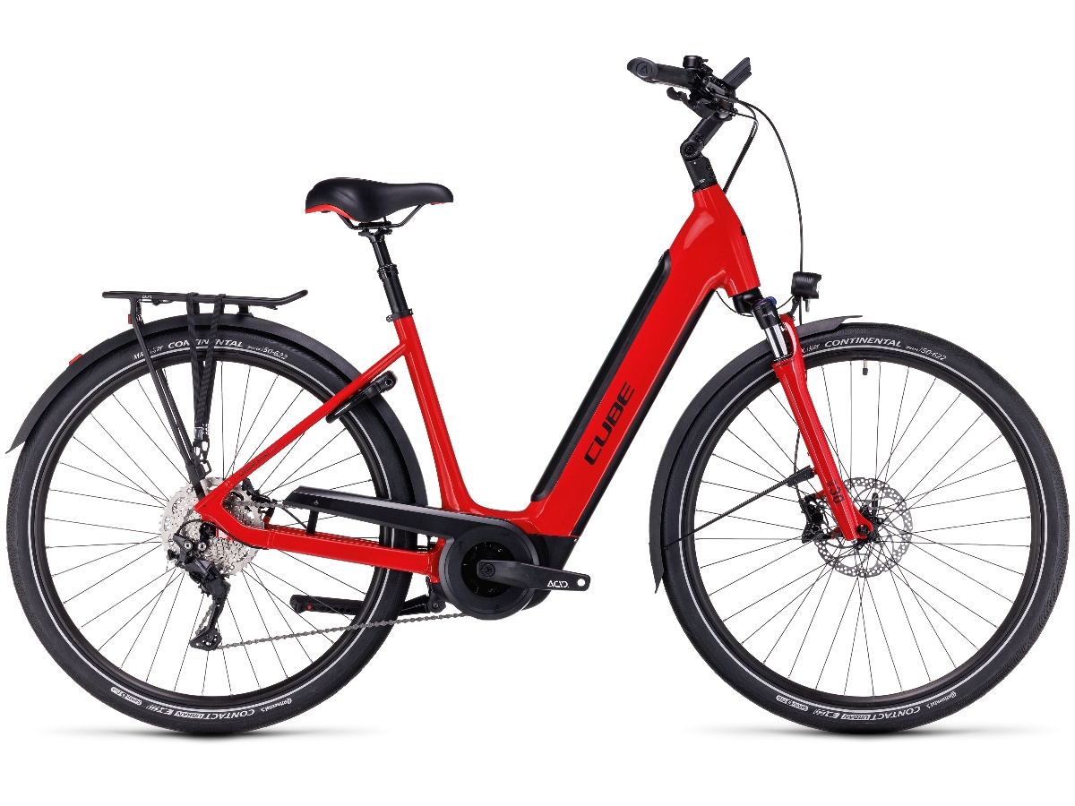 Cube Supreme Sport Hybrid Pro 625 Easy Entry red'n'black 2024 bei Fahrrad Hoblik, Fahrrad-Spezialist aus Brand-Erbisdorf seit 1988, online kaufen