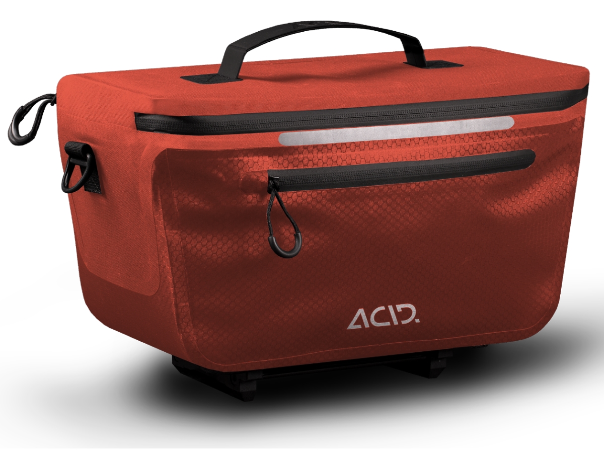 ACID Gepäckträgertasche TRUNK PRO 10 RILink flame´n´black bei Fahrrad Hoblik, Fahrrad-Spezialist aus Brand-Erbisdorf seit 1988, online kaufen ACID Gepäckträgertasche TRUNK PRO 10 RILink flame´n´black bei Fahrrad Hoblik, Fahrrad-Spezialist aus Brand-Erbisdorf seit 1988, online kaufen
