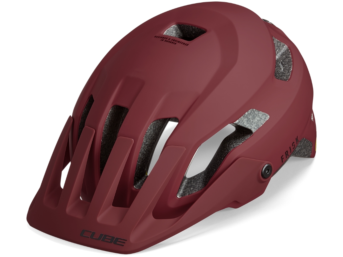 Cube Frisk Helm red  bei Fahrrad Hoblik, Fahrrad-Spezialist aus Brand-Erbisdorf seit 1988, online kaufen