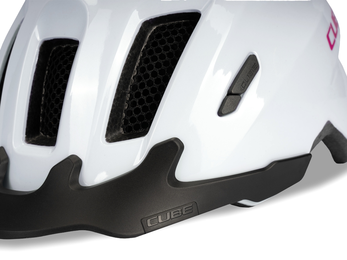 CUBE Helm FINK flashwhite´n´pink