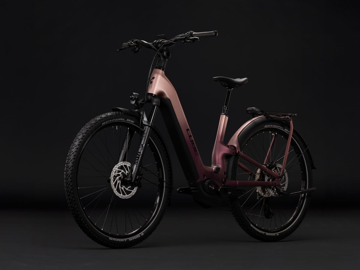 Cube Nuride Hybrid ONE11 HPC SLX 800 Easy Entry mauve´n´black 2027