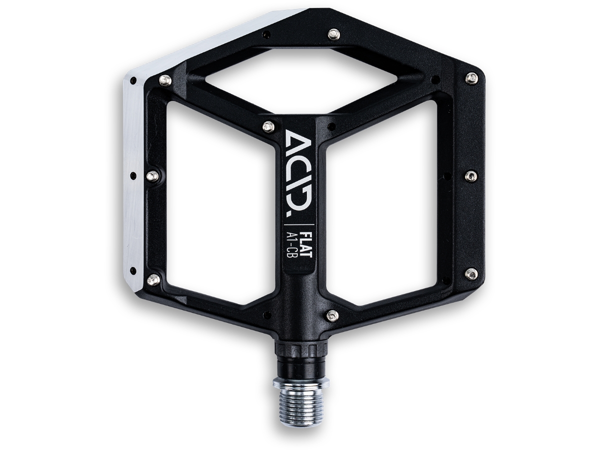 ACID Pedale FLAT A1-CB black bei Fahrrad Hoblik, Fahrrad-Spezialist aus Brand-Erbisdorf seit 1988, online kaufen ACID Pedale FLAT A1-CB black bei Fahrrad Hoblik, Fahrrad-Spezialist aus Brand-Erbisdorf seit 1988, online kaufen