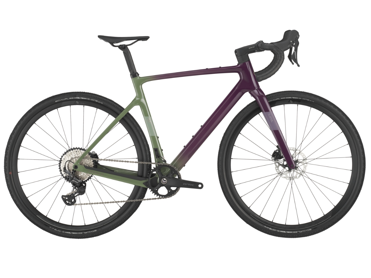 Scott Addict Gravel 40 olivine green / blackberry purple 2025 bei Fahrrad Hoblik, Fahrrad-Spezialist aus Brand-Erbisdorf seit 1988, online kaufen