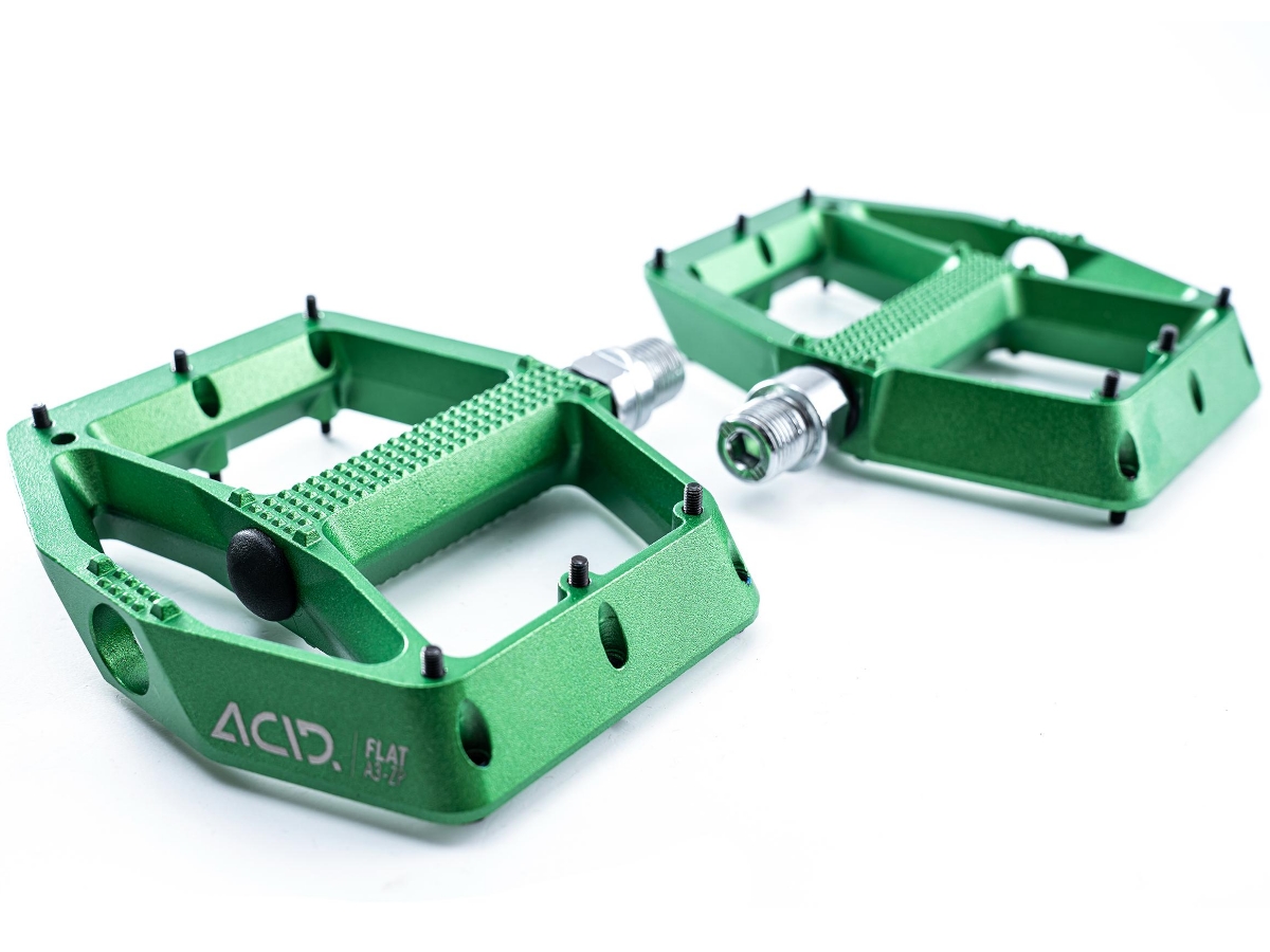 Acid Pedale Flat A3-ZP green bei Fahrrad Hoblik, Fahrrad-Spezialist aus Brand-Erbisdorf seit 1988, online kaufen Acid Pedale Flat A3-ZP green bei Fahrrad Hoblik, Fahrrad-Spezialist aus Brand-Erbisdorf seit 1988, online kaufen