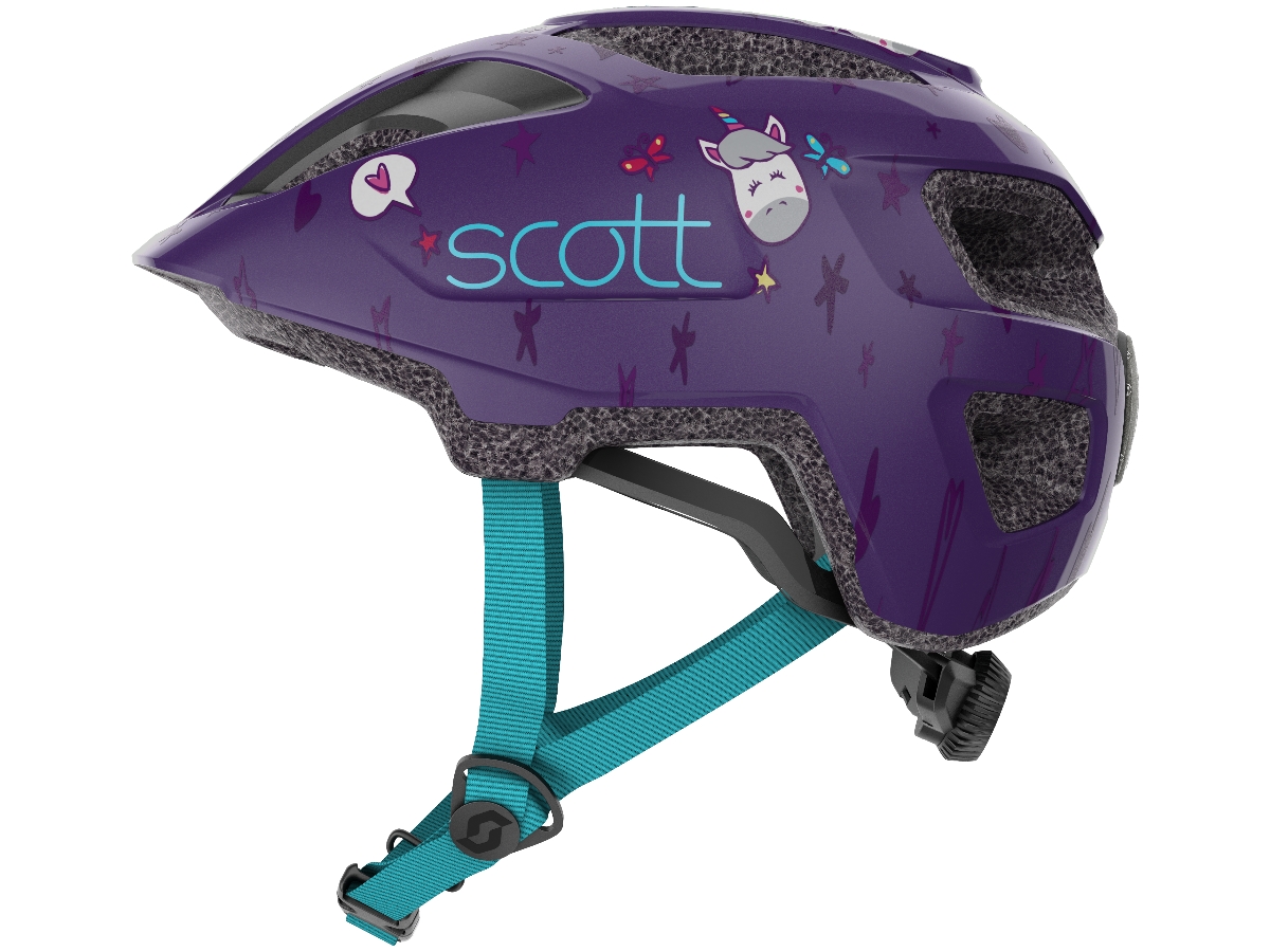 Scott Spunto Kid Helm deep purple/blue bei Fahrrad Hoblik, Fahrrad-Spezialist aus Brand-Erbisdorf seit 1988, online kaufen