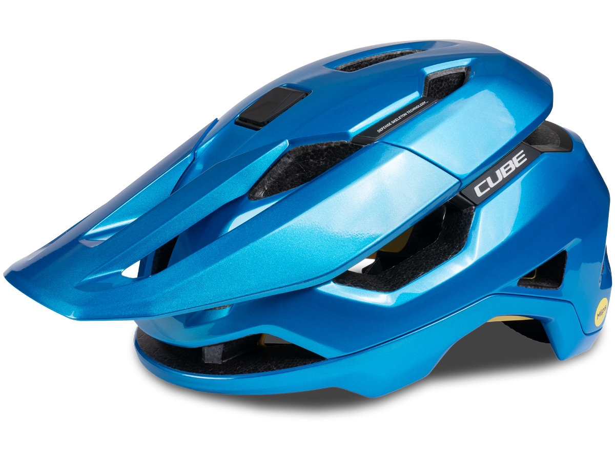 CUBE Helm TROOPER X Actionteam topas blue bei Fahrrad Hoblik, Fahrrad-Spezialist aus Brand-Erbisdorf seit 1988, online kaufen