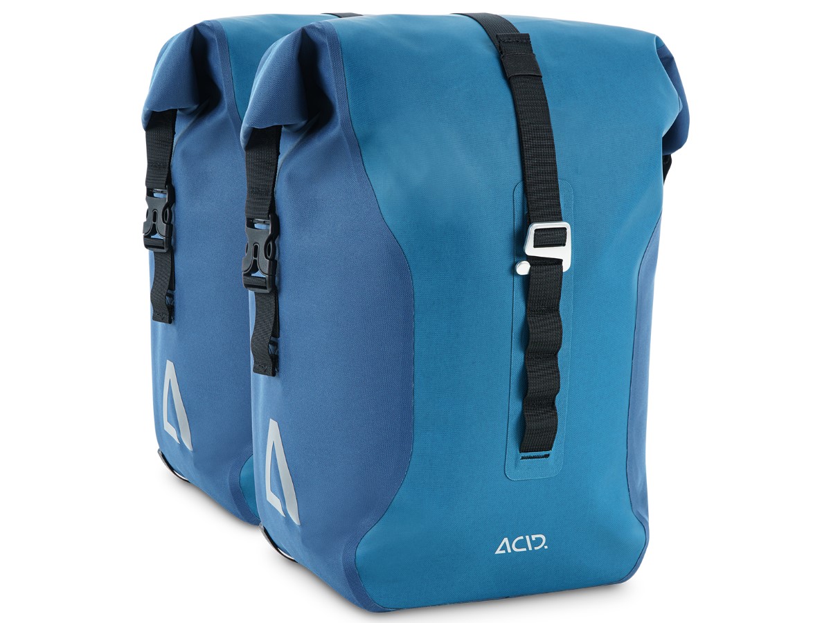 Acid Fahrradtasche TRAVLR Pro 20/2 dark blue´n´black bei Fahrrad Hoblik, Fahrrad-Spezialist aus Brand-Erbisdorf seit 1988, online kaufen