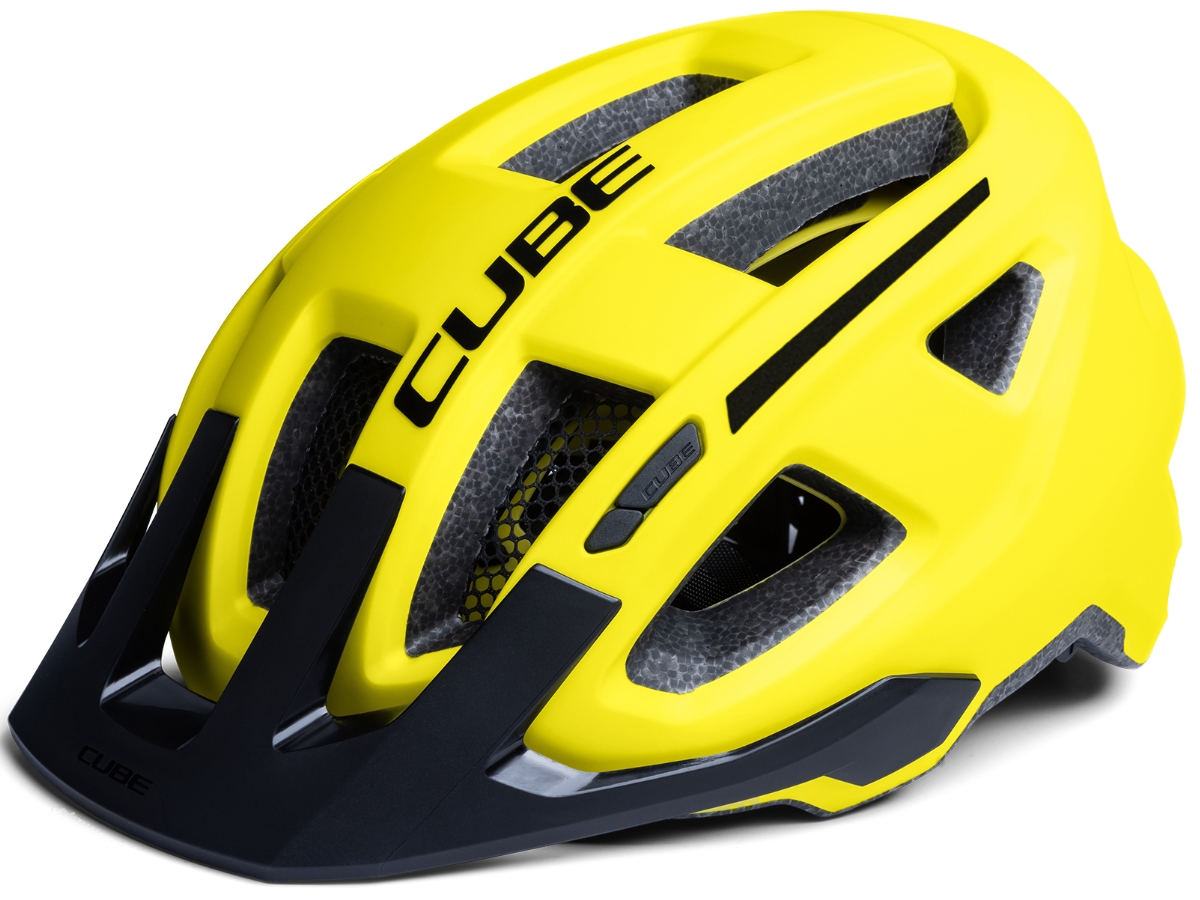 CUBE Helm FLEET yellow bei Fahrrad Hoblik, Fahrrad-Spezialist aus Brand-Erbisdorf seit 1988, online kaufen