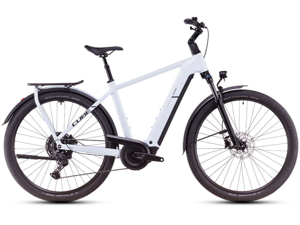 Cube Kathmandu Hybrid ONE 800 Men polarwhite´n´black 2025 bei Fahrrad Hoblik, Fahrrad-Spezialist aus Brand-Erbisdorf seit 1988, online kaufen