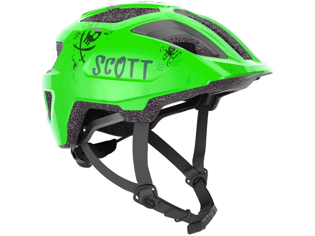 Scott Spunto Kid Helm fluo green bei Fahrrad Hoblik, Fahrrad-Spezialist aus Brand-Erbisdorf seit 1988, online kaufen