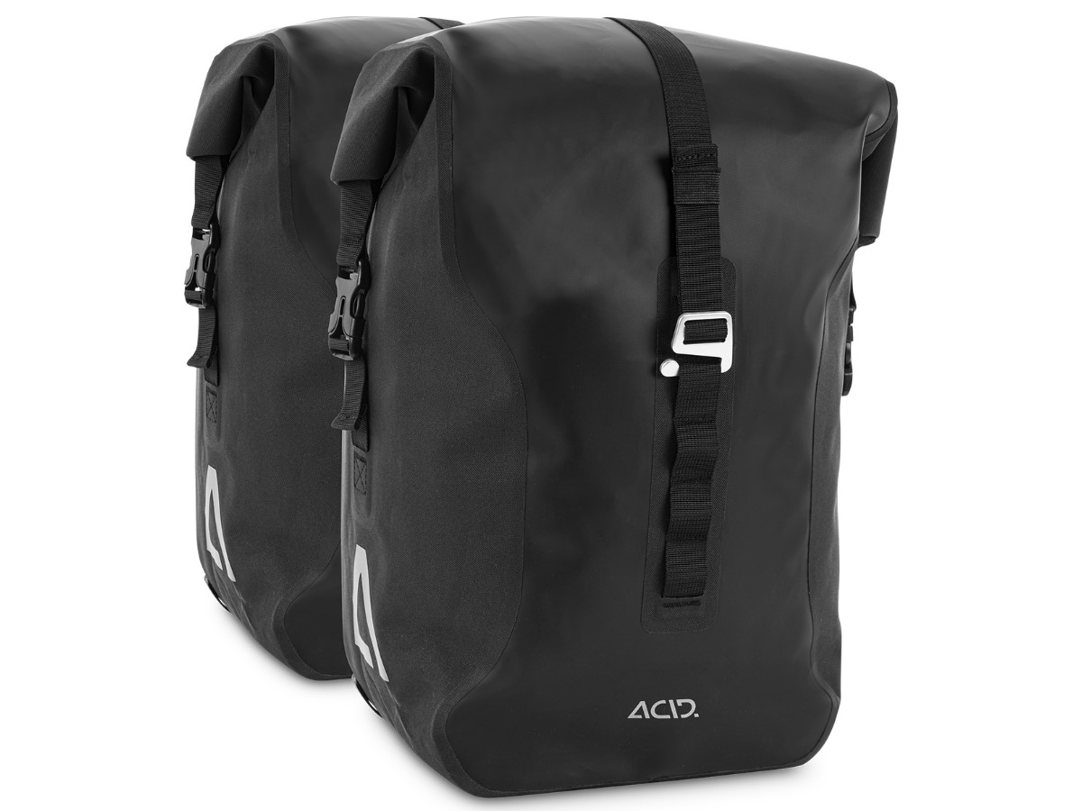 Acid Fahrradtasche TRAVLR Pro 20/2 black bei Fahrrad Hoblik, Fahrrad-Spezialist aus Brand-Erbisdorf seit 1988, online kaufen