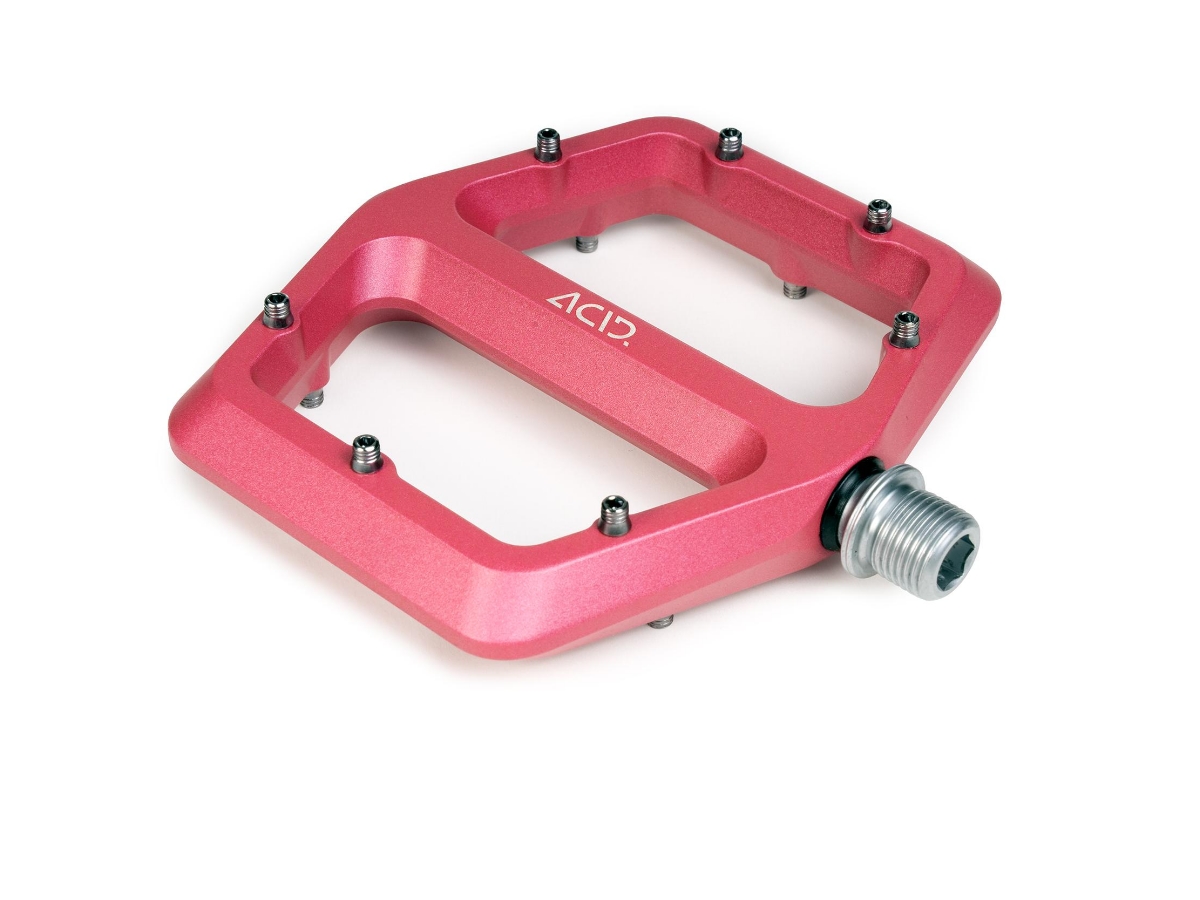 ACID Pedale FLAT A10 pink action