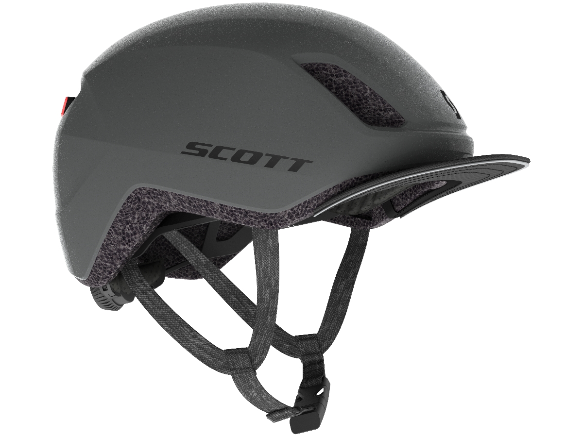 Scott Il Doppio Plus Helm dark grey reflective bei Fahrrad Hoblik, Fahrrad-Spezialist aus Brand-Erbisdorf seit 1988, online kaufen