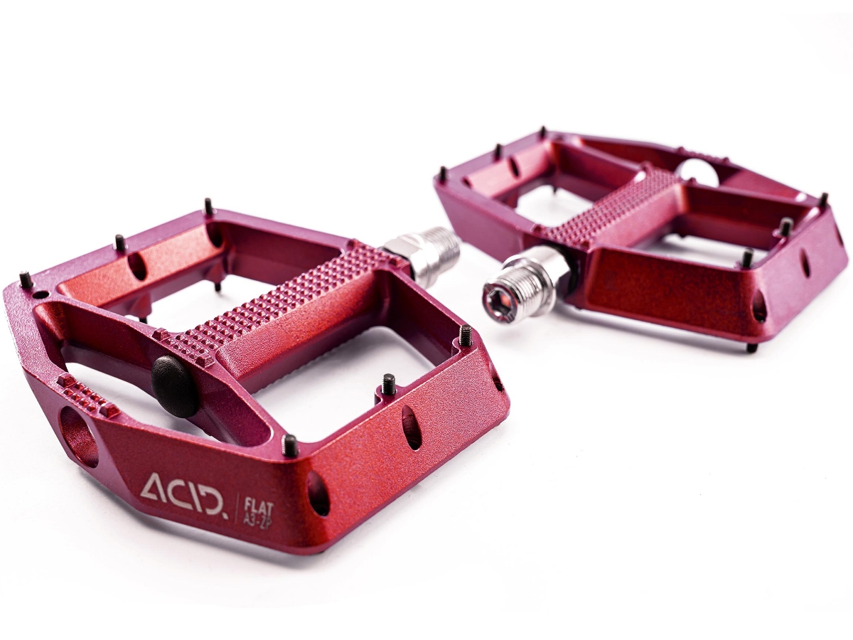 Acid Pedale Flat A3-ZP red bei Fahrrad Hoblik, Fahrrad-Spezialist aus Brand-Erbisdorf seit 1988, online kaufen Acid Pedale Flat A3-ZP red bei Fahrrad Hoblik, Fahrrad-Spezialist aus Brand-Erbisdorf seit 1988, online kaufen
