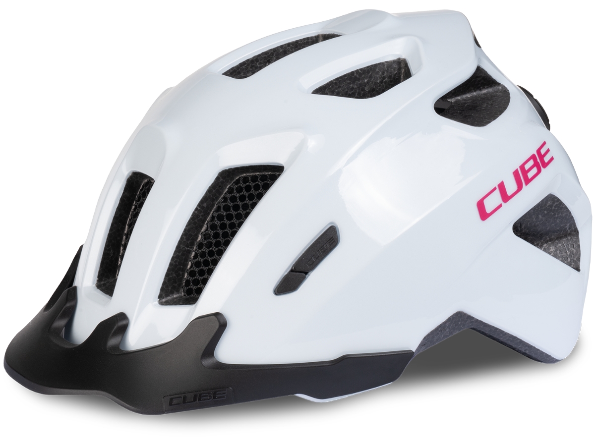 CUBE Helm FINK flashwhite´n´pink bei Fahrrad Hoblik, Fahrrad-Spezialist aus Brand-Erbisdorf seit 1988, online kaufen