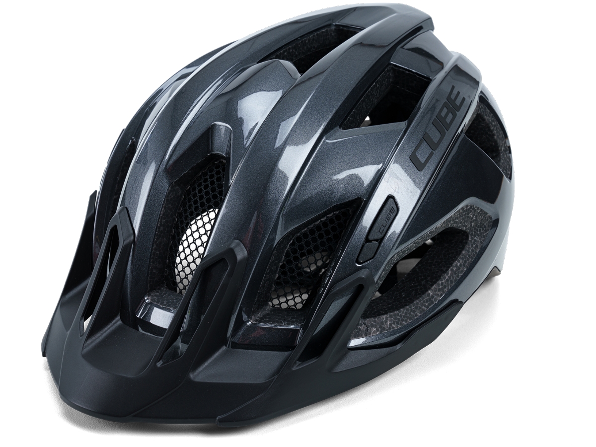 Cube Quest Helm glossy iridium black bei Fahrrad Hoblik, Fahrrad-Spezialist aus Brand-Erbisdorf seit 1988, online kaufen