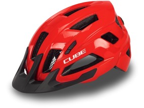Cube Stepp Helm glossy red